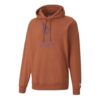 Sudadera con capucha gráfica del centro “Marrón”