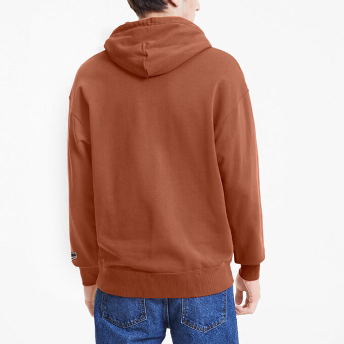 Sudadera con capucha gráfica del centro “Marrón”