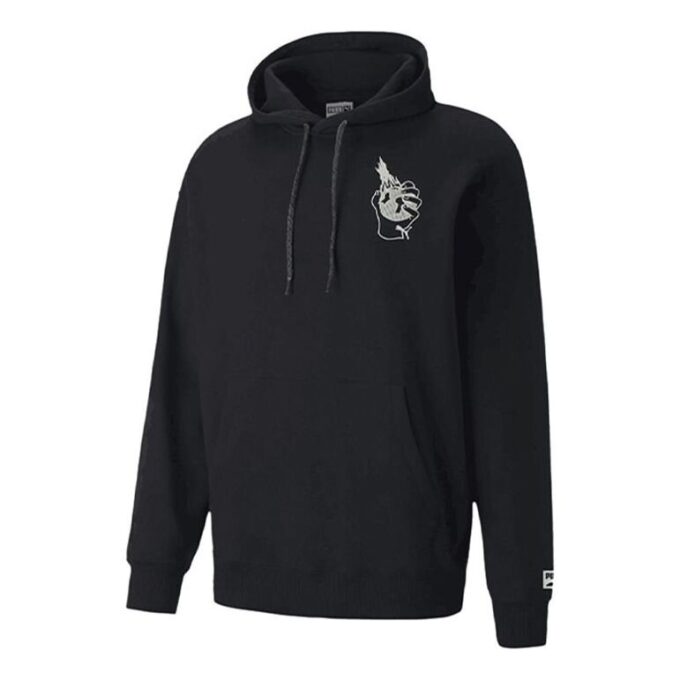 Sudadera con capucha gráfica Downtown “Negra”