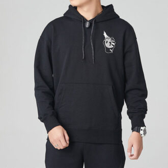 Sudadera con capucha gráfica Downtown “Negra”