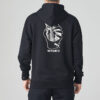Sudadera con capucha gráfica Downtown “Negra”