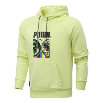 Sudadera con capucha gráfica informal “Verde y negro”