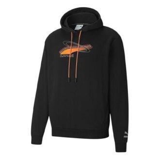 Sudadera con capucha gráfica internacional “Negra”