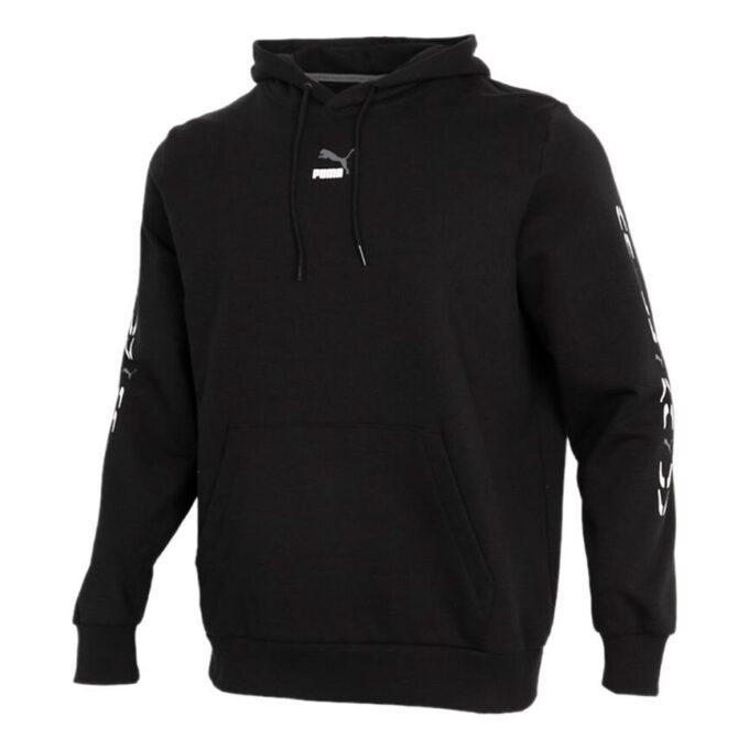 Sudadera con capucha gráfica “Negro y blanco”