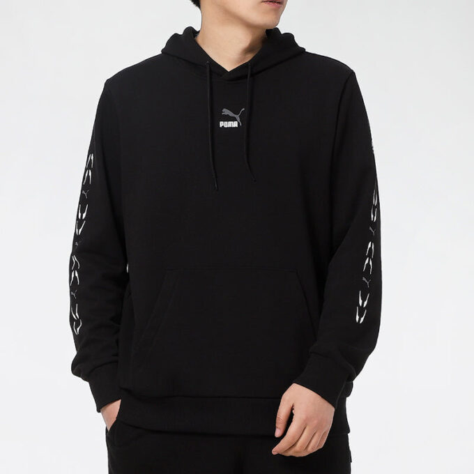 Sudadera con capucha gráfica “Negro y blanco”
