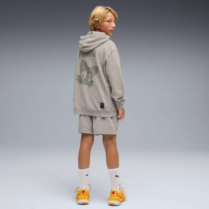 Sudadera con capucha gráfica para niños grandes PUMA x SONIC THE HEDGEHOG