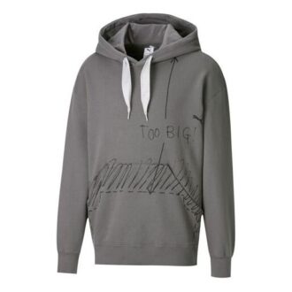 Sudadera con capucha gráfica Too Big de PUMA x Michael Lau “Gris”