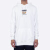 Sudadera con capucha gráfica Trend Aop “Blanco, negro y amarillo”