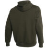 Sudadera con capucha gráfica “Verde oliva y blanco”