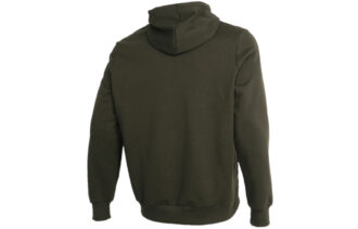 Sudadera con capucha gráfica “Verde oliva y blanco”
