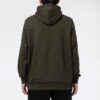 Sudadera con capucha gráfica “Verde oliva y blanco”