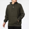 Sudadera con capucha gráfica “Verde oliva y blanco”