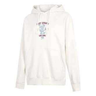 Sudadera con capucha holgada con gráfico “White” (WMNS)