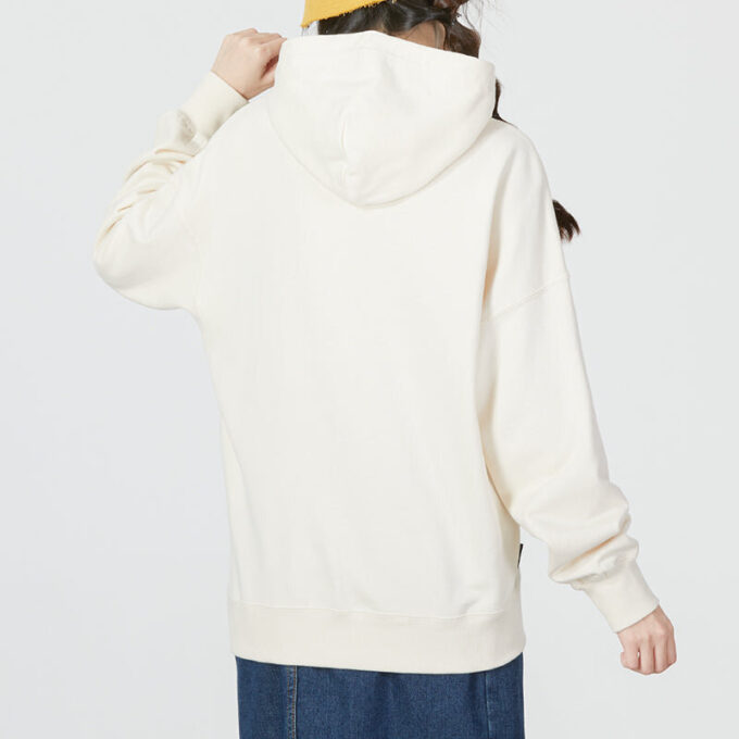 Sudadera con capucha holgada con gráfico “White” (WMNS)