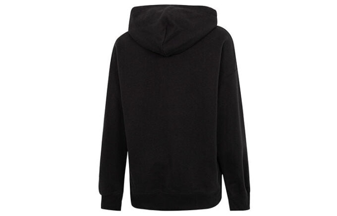 Sudadera con capucha holgada y estampado “Negro” (WMNS)
