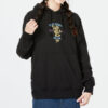Sudadera con capucha holgada y estampado “Negro” (WMNS)