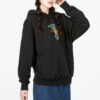 Sudadera con capucha holgada y estampado “Negro” (WMNS)