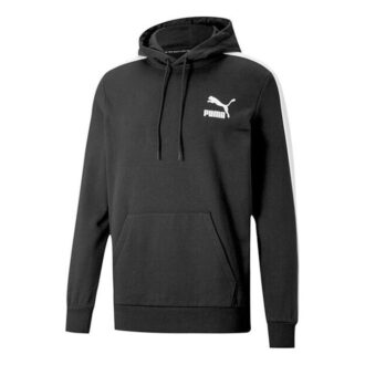 Sudadera con capucha icónica T7 “Negro y blanco”
