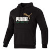 Sudadera con capucha informal con logo estampado “Negro y blanco”