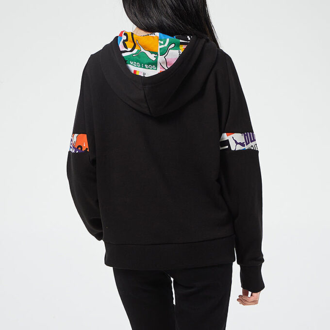 Sudadera con capucha internacional “Black White” (WMNS)