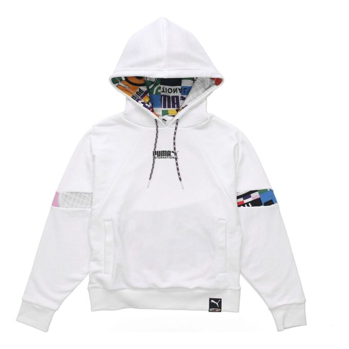 Sudadera con capucha internacional (WMNS) “Blanco y negro”