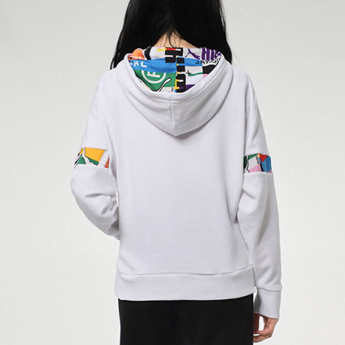 Sudadera con capucha internacional (WMNS) “Blanco y negro”