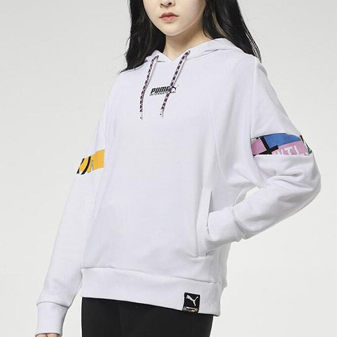 Sudadera con capucha internacional (WMNS) “Blanco y negro”