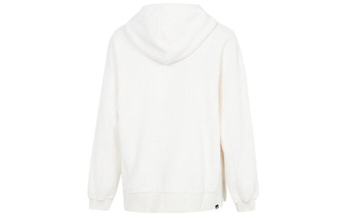 Sudadera con capucha invernal blanca (WMNS)