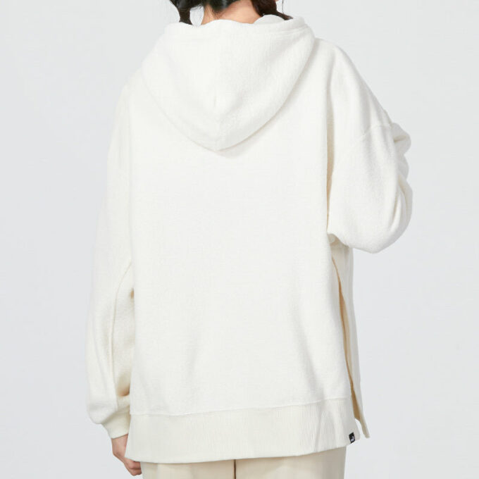 Sudadera con capucha invernal blanca (WMNS)