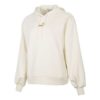 Sudadera con capucha invernal con logotipo en beige