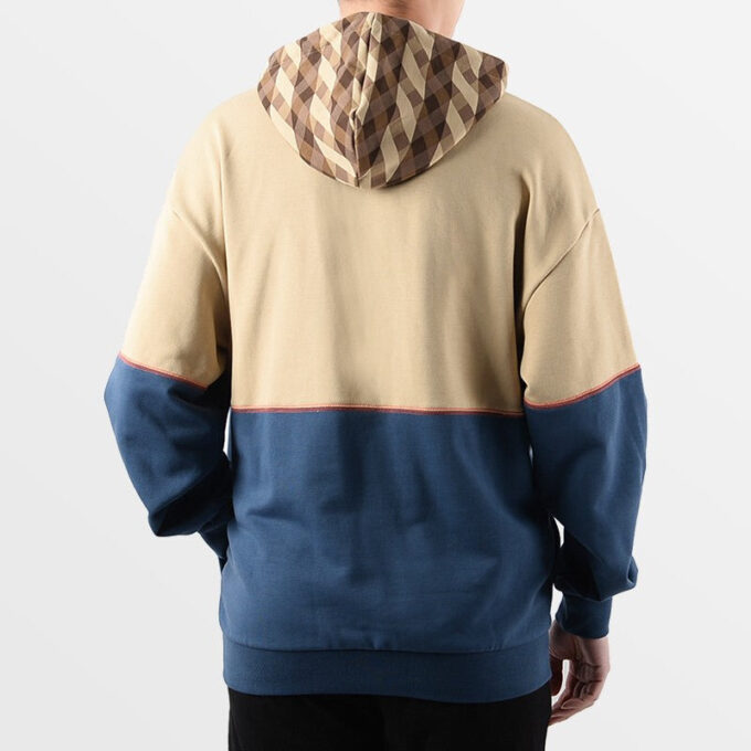 Sudadera con capucha Kontrast “Azul tostado”