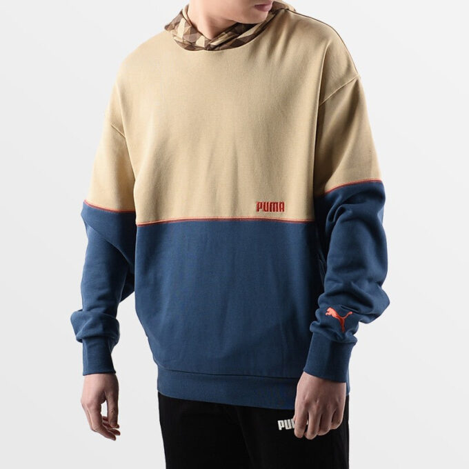 Sudadera con capucha Kontrast “Azul tostado”