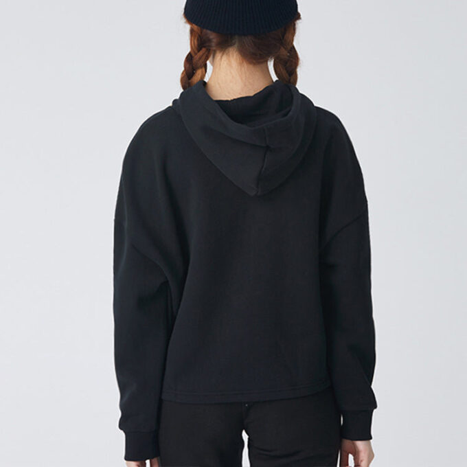 Sudadera con capucha Metallic Nights “Black Gold” (Mujeres)