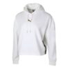 Sudadera con capucha Metallic Nights “White Gold” (Mujeres)