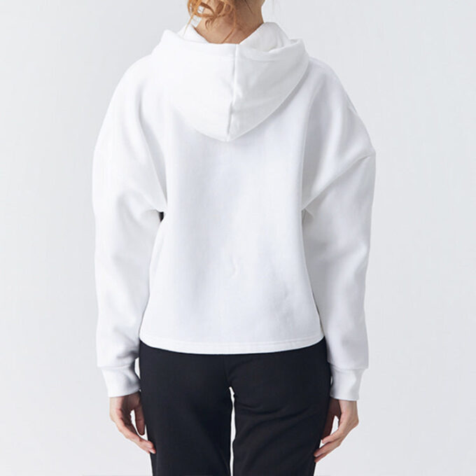 Sudadera con capucha Metallic Nights “White Gold” (Mujeres)
