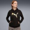 Sudadera con capucha metálica para mujer Sudadera con capucha metálica para mujer