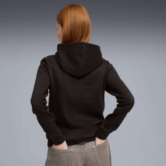 Sudadera con capucha metálica para mujer