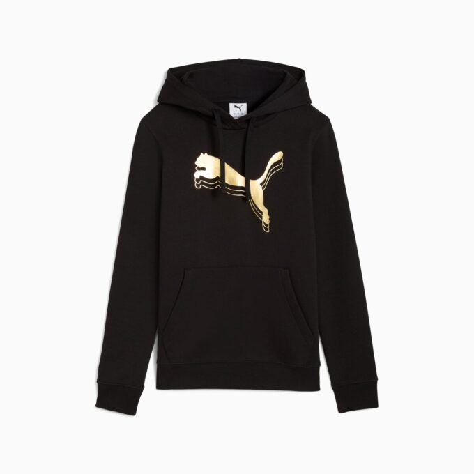 Sudadera con capucha metálica para mujer Sudadera con capucha metálica para mujer