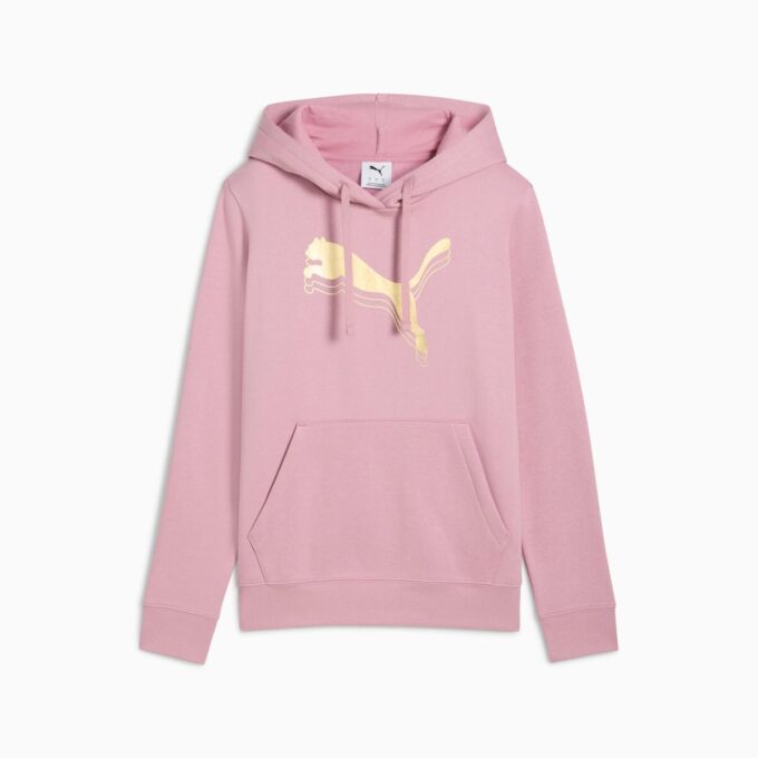 Sudadera con capucha metálica para mujer Sudadera con capucha metálica para mujer