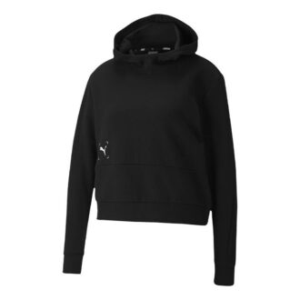 Sudadera con capucha Nu-Tility (mujeres) “Negro y blanco”