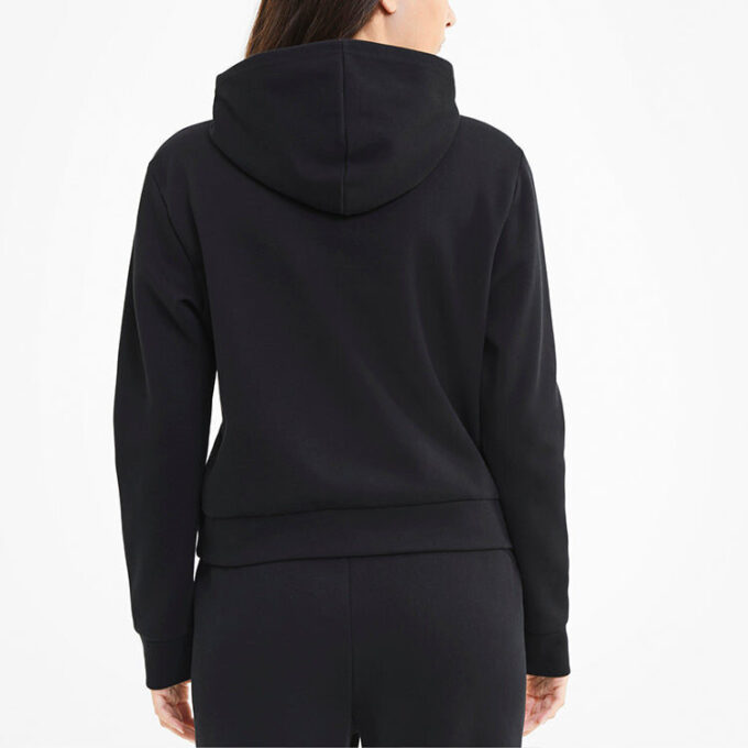 Sudadera con capucha Nu-Tility (mujeres) “Negro y blanco”
