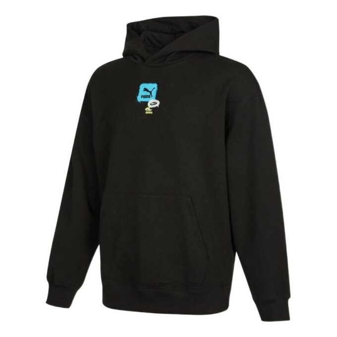 Sudadera con capucha oversize con logo gráfico “Black”
