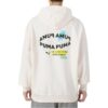 Sudadera con capucha oversize con logo gráfico “Blanca”