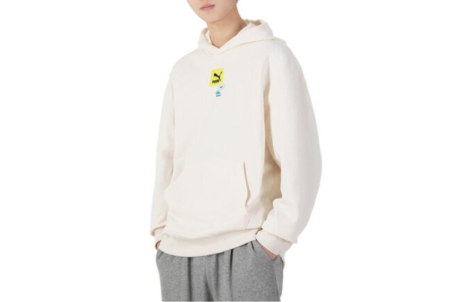 Sudadera con capucha oversize con logo gráfico “Blanca”