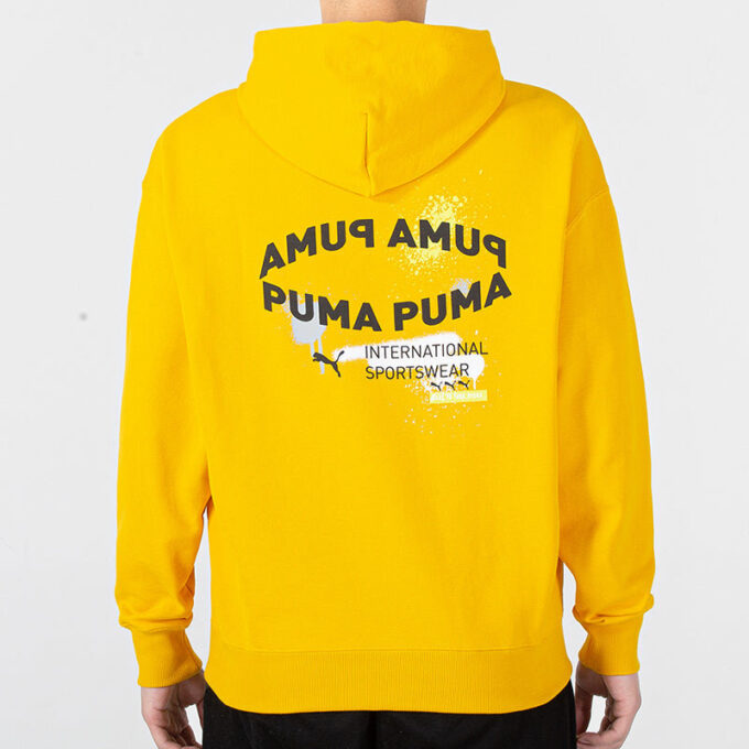 Sudadera con capucha oversize con logotipo gráfico “Amarillo”