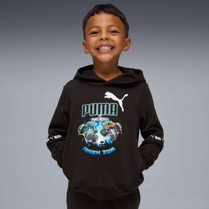 Sudadera con capucha para niños pequeños PUMA x HOT WHEELS™ MONSTER TRUCKS Sudadera con capucha para niños pequeños PUMA x HOT WHEELS™ MONSTER TRUCKS