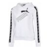 Sudadera con capucha polar amplificada (mujeres) “Blanco y negro”