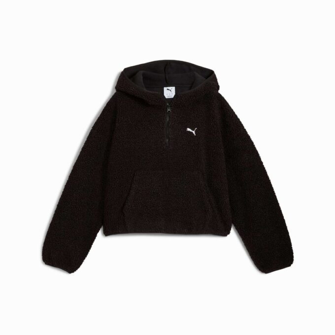 Sudadera con capucha polar para mujer de Wardrobe Essentials Sudadera con capucha polar para mujer de Wardrobe Essentials