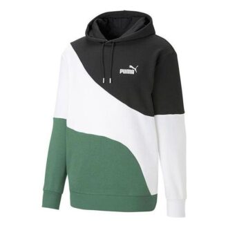 Sudadera con capucha Power Cat “Verde azulado”
