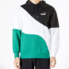 Sudadera con capucha Power Cat “Verde azulado”